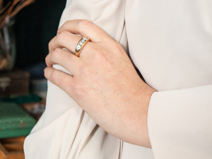 Half-eternity Diamond Ring