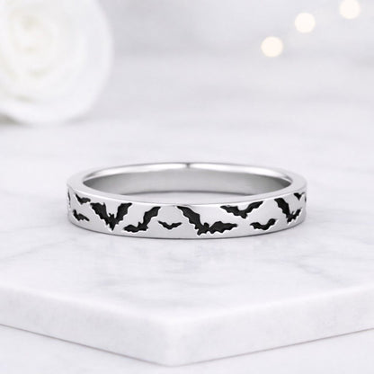 Handmade Engraved Wedding Ring
Animal Design Jewelry
Vampire Engagement Ring