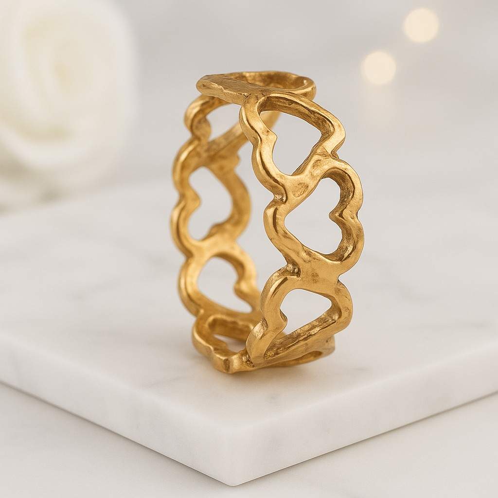 Heart Cut Lab Grown Diamond Eternity Band