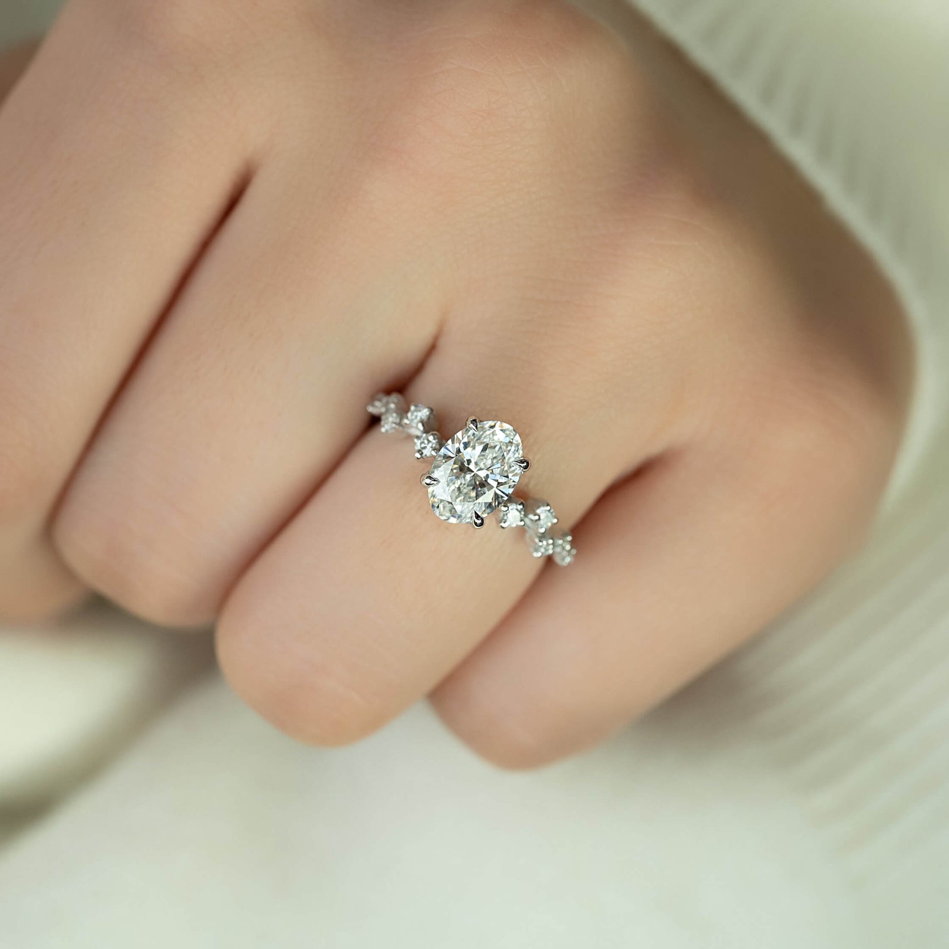 Hpht Diamond Ring, Cvd Diamond Ring, Yellow Gold, Engagement Ring, Wedding Ring