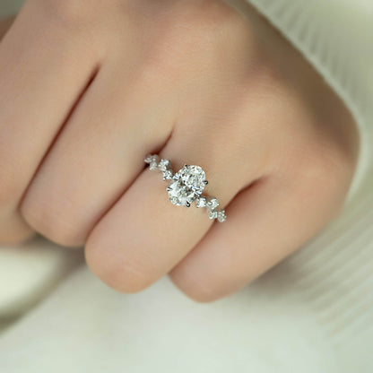 Hpht Diamond Ring, Cvd Diamond Ring, Yellow Gold, Engagement Ring, Wedding Ring