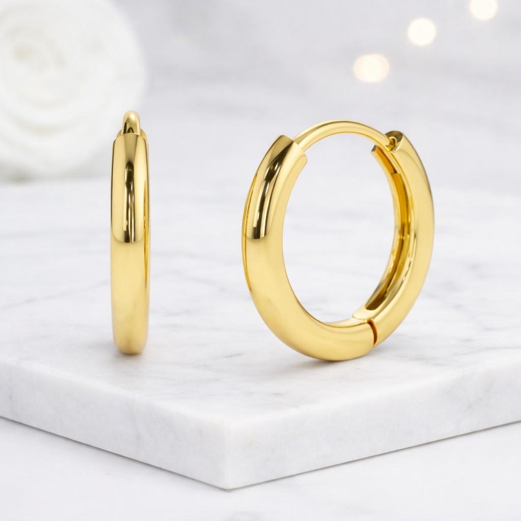 Huggie Hoop Earring Small Hinged hoop