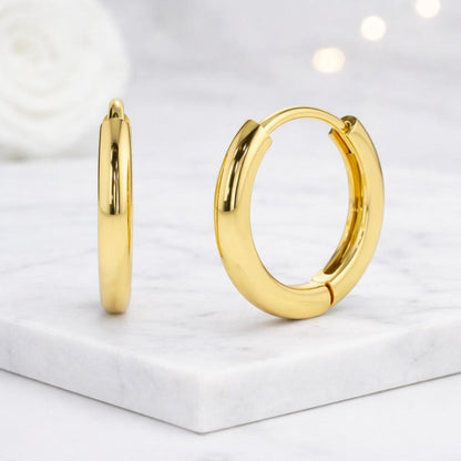 Huggie Hoop Earring Small Hinged hoop