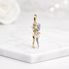 Embracing Couple Eternal Love Pendant Hugging Couple Soulmate Necklace