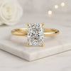 Radiant Cut Lab Grown Diamond Solitaire Engagement Ring