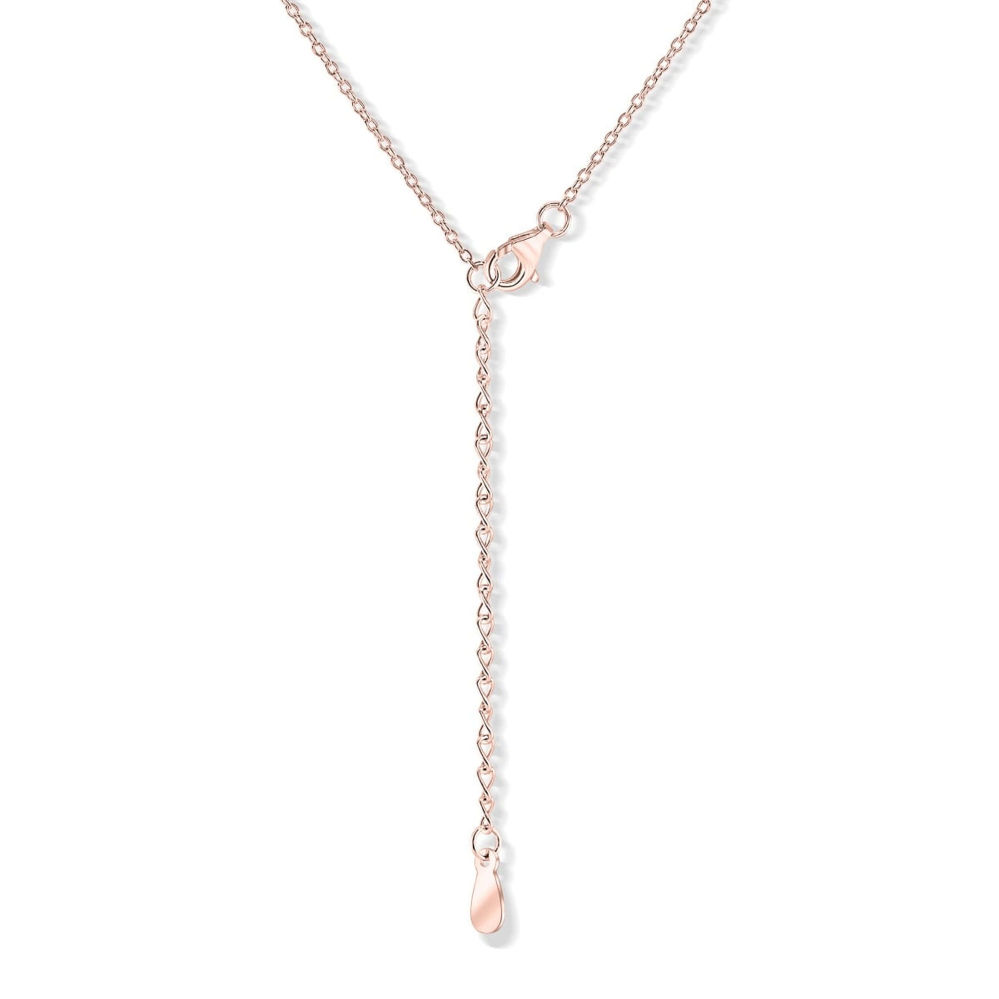 Infinity Round Cut Diamond Necklace