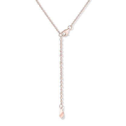 Infinity Round Cut Diamond Necklace
