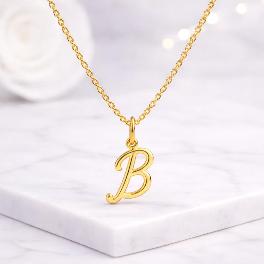 initial pendant initial necklace personalized charm 14k gold pendant personalized jewelry