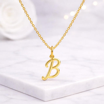 Initial Pendant Initial Necklace Personalized Charm 14k Gold Pendant Personalized Jewelry