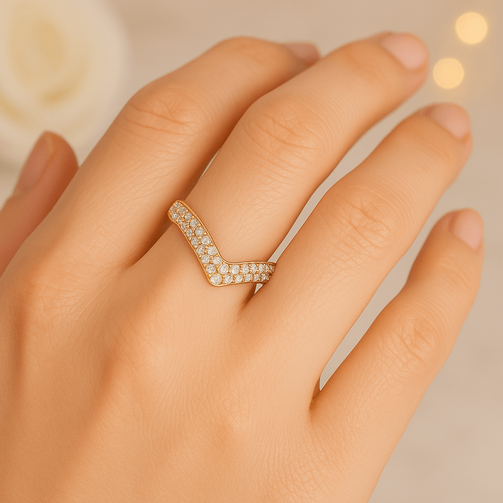 Lab Create Diamond Band  Ring