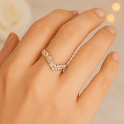 Lab Create Diamond Band  Ring