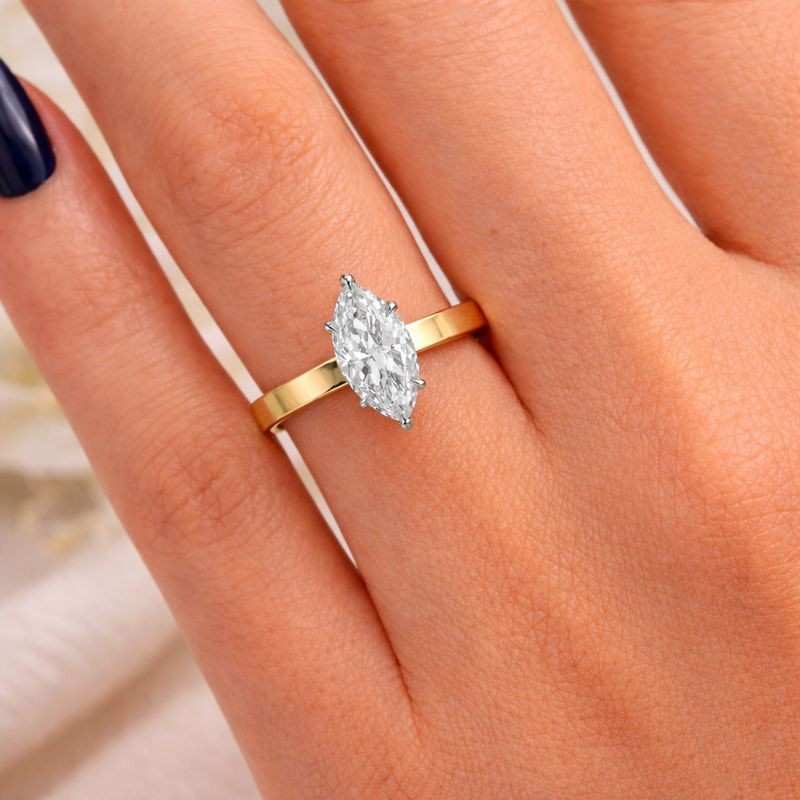 lab created diamond promise ring
