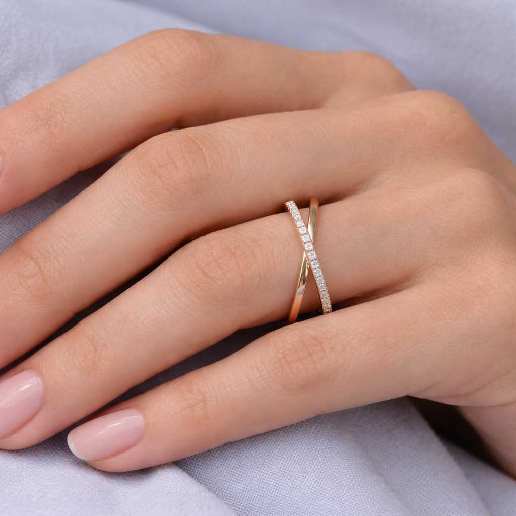 Lab Diamond Wedding Band
