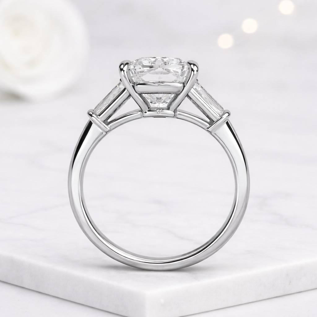 lab grown diamond ring