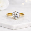 1 Carat Round Brilliant Lab Grown Diamond Engagement Ring