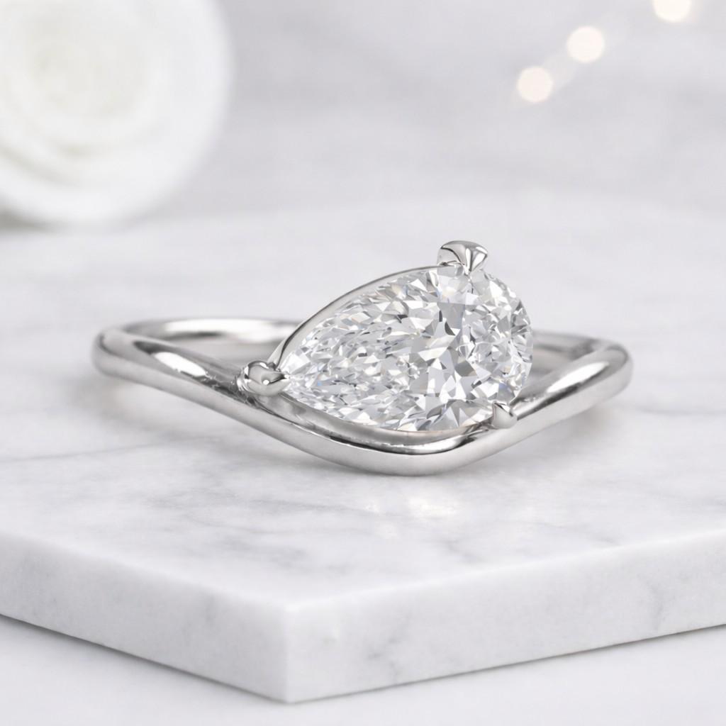 Lab Grown Diamond Solitaire Ring
