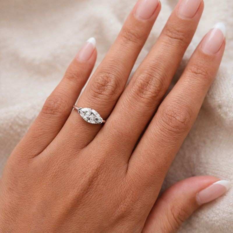 Marquise Cut Engagement Ring