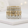 Bezel Set Full Eternity Lab Diamond Wedding Ring