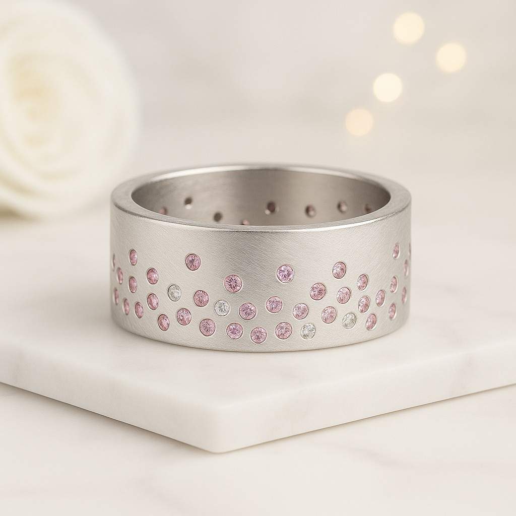 Mens Wedding Band Womens Wedding Ring Anniversary Ring