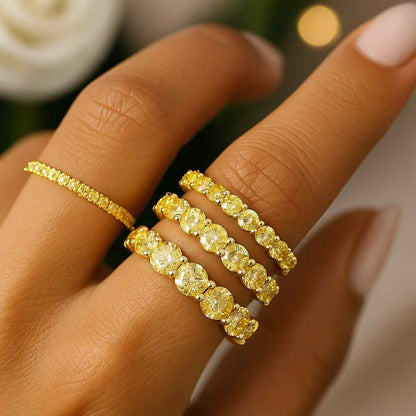 Minimalist Open Gap Wedding Band, Marquise and Round Moissanite Band  Half Eternity Band  Stackable Matching Band For Women Open Spacer Ring
