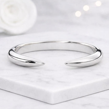 open band ring cuff ring minimalist ring adjustable ring pointed ring wrap ring sleek ring modern ring simple band