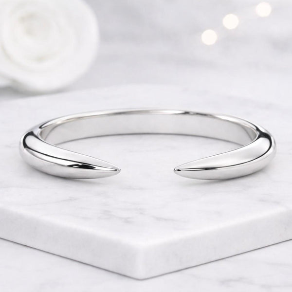 open band ring cuff ring minimalist ring adjustable ring pointed ring wrap ring sleek ring modern ring simple band
