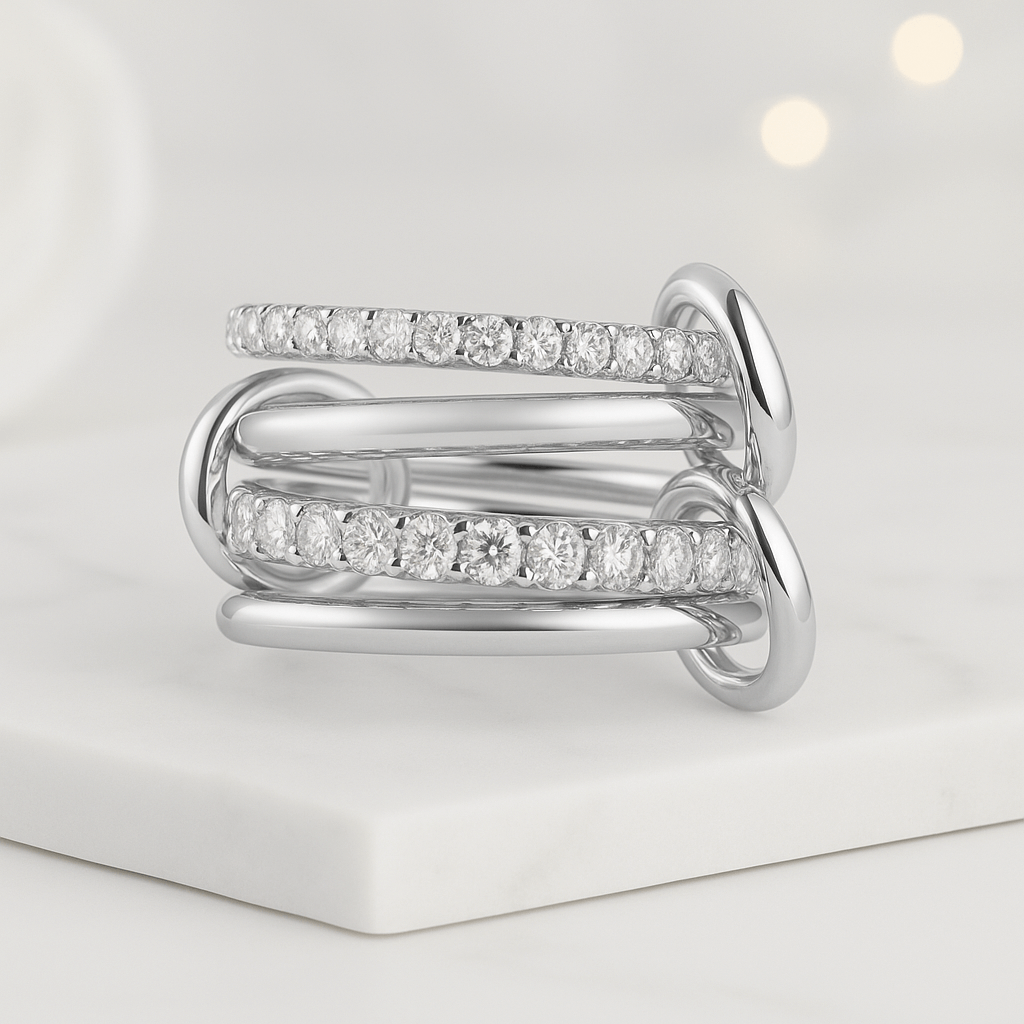 Moissanite Diamond  Ring