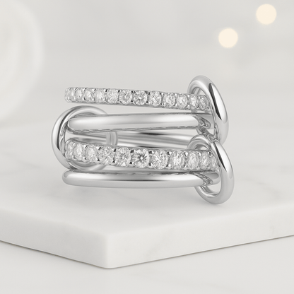 Moissanite Diamond  Ring