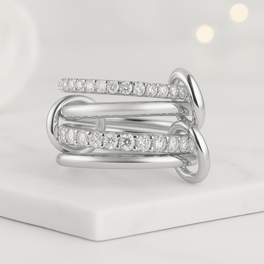 Moissanite Diamond  Ring
