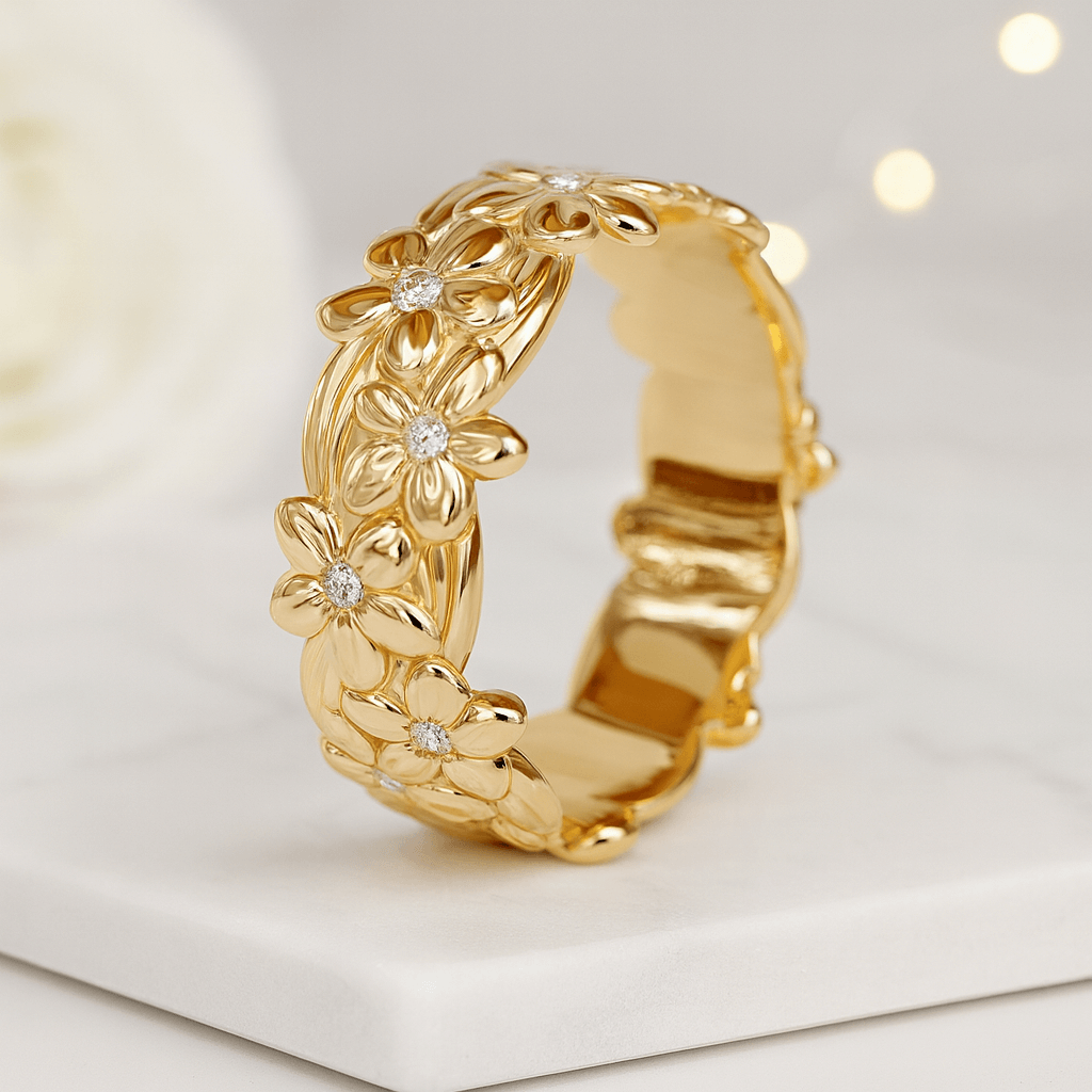 Moissanite Eternity Ring