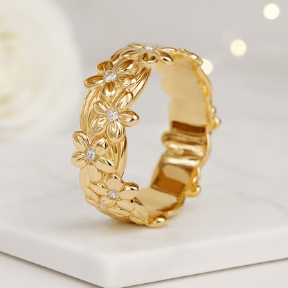 Moissanite Eternity Ring