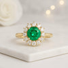 May Birthstone Anniversary Ring