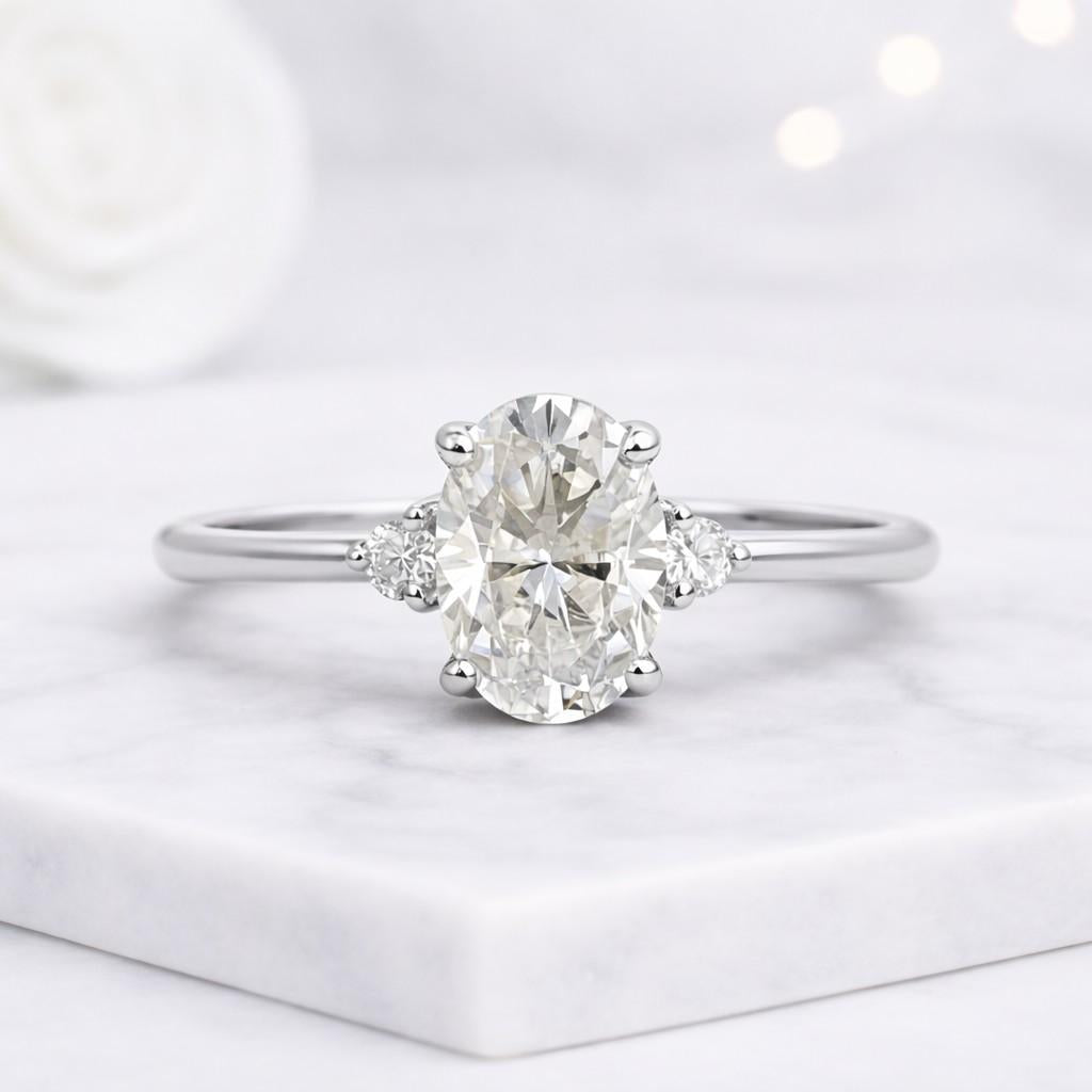 oval engagement ring