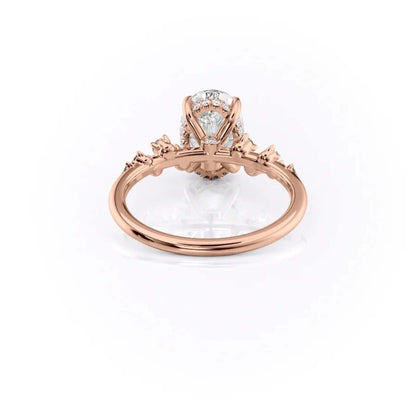 Oval Lab Grown Diamond Engagement Ring, Bespoke Ring