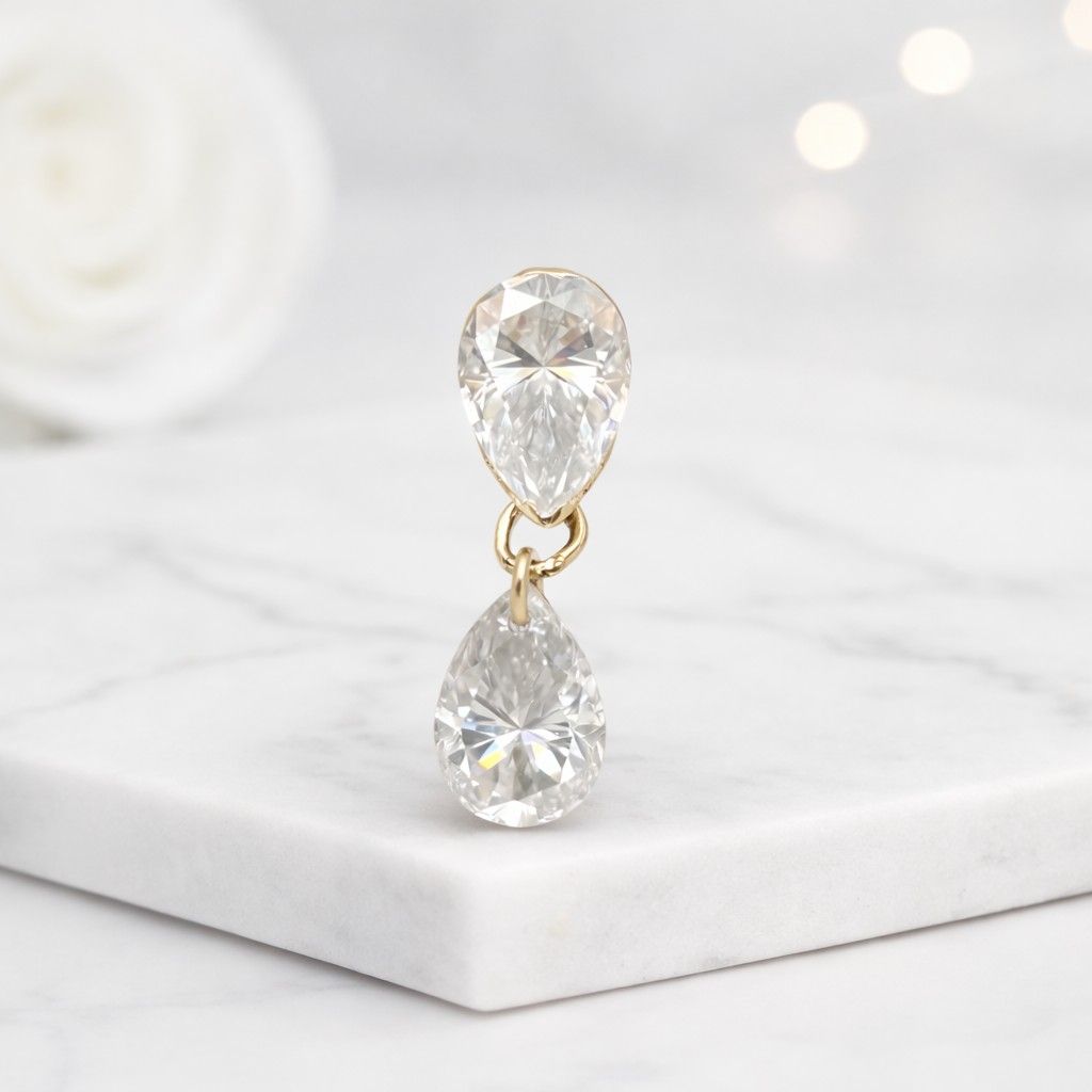 0.5 ct earrings half carat earrings petite carat earrings small diamond drops delicate carat earrings subtle sparkle earrings