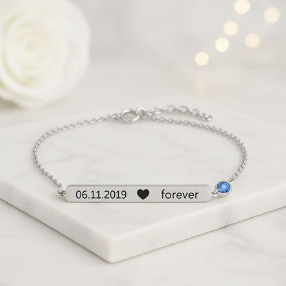 Personalized 18K Gold Name Bracelet for Women Bridesmaid gift Birthday Gift