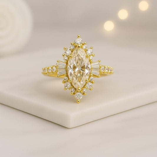 Pink Tourmaline Engagement Ring Round Halo Promise Ring  Infinity Intertwining Ring  Split Twisted Shank Ring  Gold  Platinum Ring Mounting
