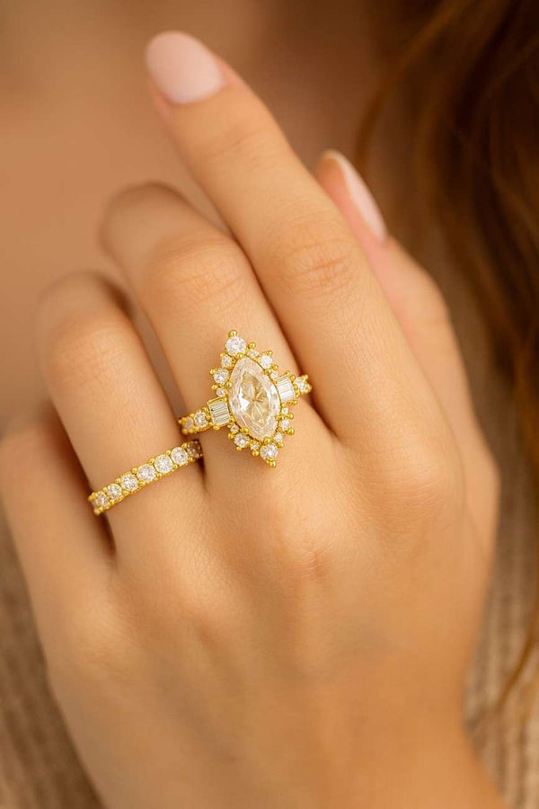 Pink Tourmaline Engagement Ring in 14K Solid White Gold  Halo Engagement Ring  Twisted Shank Ring,Forever One Moissanite Promise Ring