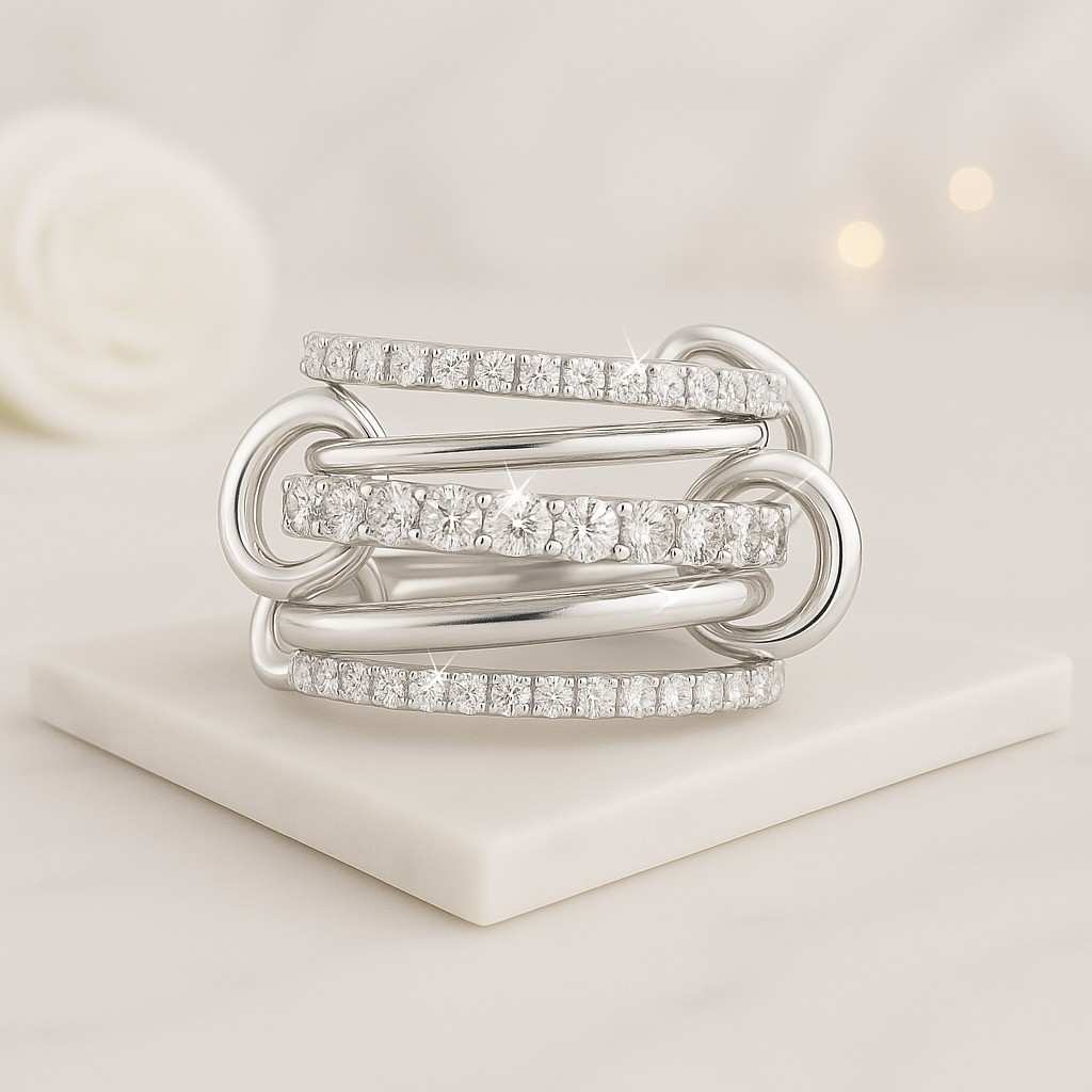 Radiant Cut Lab Grown Diamond Solitaire Ring
