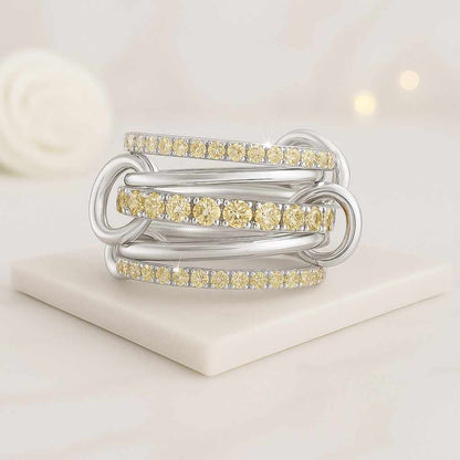 Radiant Cut Lab Grown Diamond Solitaire Ring Sparkling Contemporary Engagement