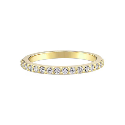 Round Cut Wedding Ring for Wife