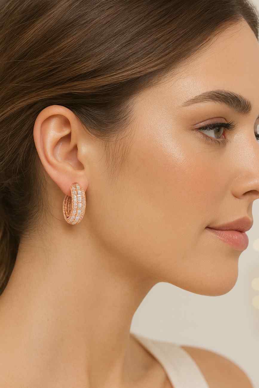 Round Diamond Earrings Round Diamond Halo Engagement Earrings Lab Grown Diamond Bridal Earring
