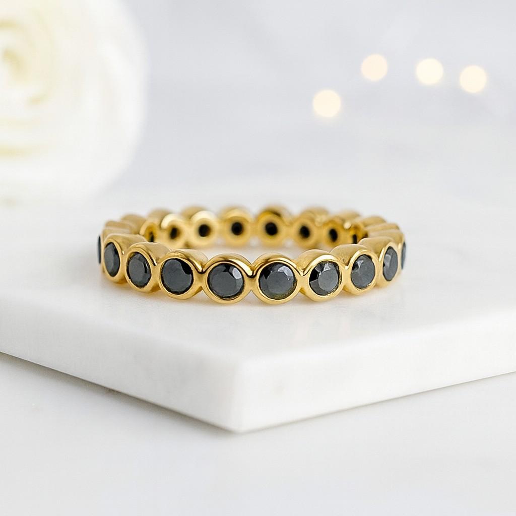 Round Diamond Full Eternity Band