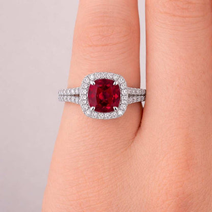 Round Diamond Halo Ring
Split Shank Style Birthstone Ring
Round Diamond Pave Ring

