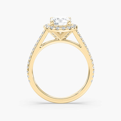 Round Lab Diamond Wedding Ring