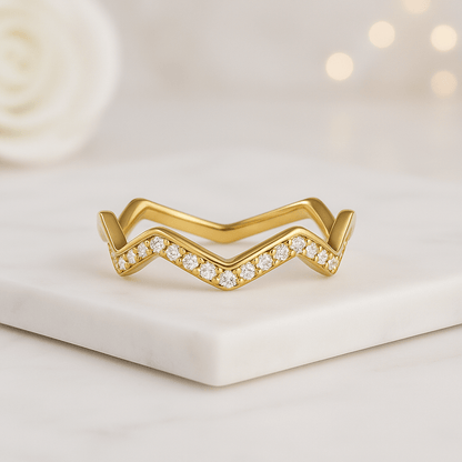 Round Lab Grown Diamond Wedding Band