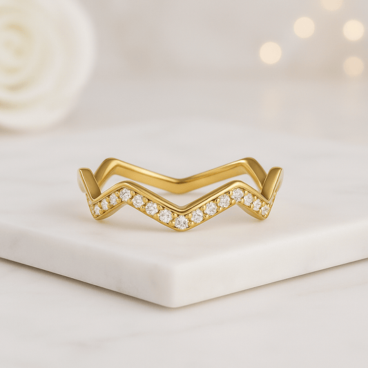 Round Lab Grown Diamond Wedding Band