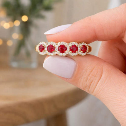 Ruby Wedding Band