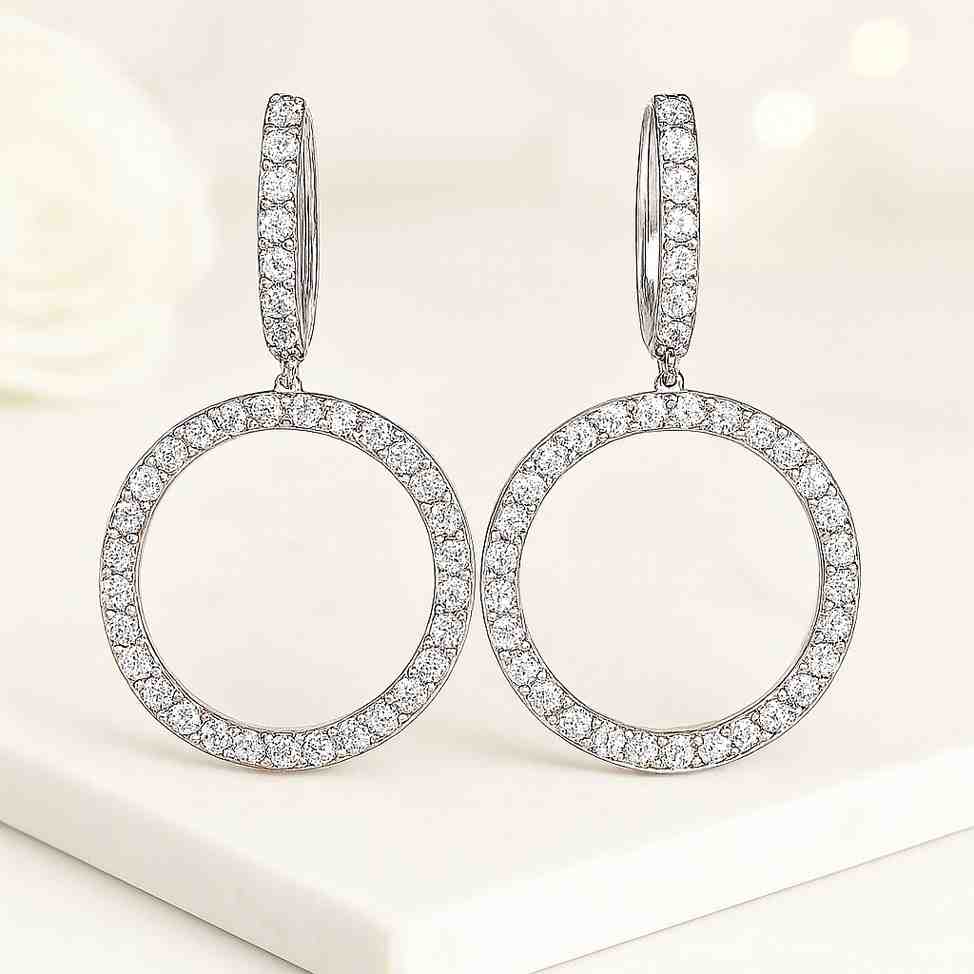 solid gold huggie hoops lab grown diamond inside out pave  diamond hoop earrings dainty minimalist everyday gift for her