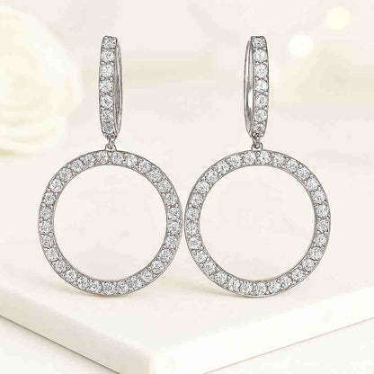 Solid Gold Huggie Hoops Lab Grown Diamond Inside Out Pave  Diamond Hoop Earrings Dainty Minimalist Everyday Gift for Her